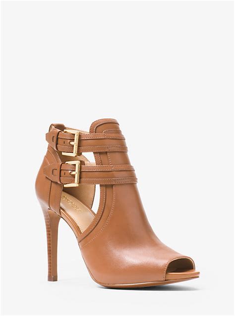 blaze leather open-toe bootie michael kors|Blaze Leather Open.